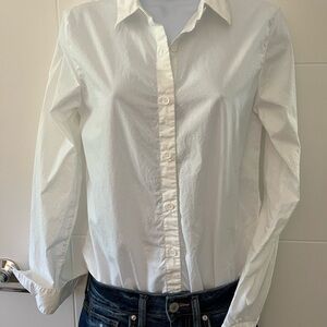 Classic White Men’s Tailored Shirt for Women